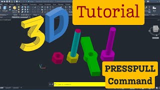 How to use PRESSPULL commandcad Pro Guidance [upl. by Kellsie445]