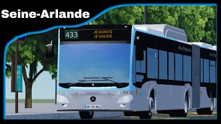 Ligne 433  SeineArlande  Mercedes Citaro GC2 NGT  Roblox [upl. by Stover]