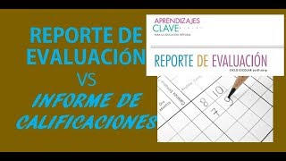 Soy Docente INFORME DE CALIFICACIONES VS REPORTE DE EVALUACIÓN [upl. by Oirifrop864]