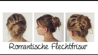 Romantische Flechtfrisur mit Dutt [upl. by Duhl]