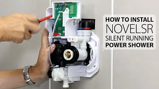 Triton Novel SR Power Shower  How to install [upl. by Edd]