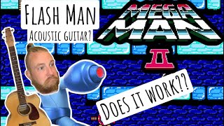 MEGA MAN 2  FLASH MAN acoustic guitar cover [upl. by Hsetirp203]