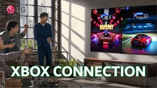 LG WebOS TV  How to connect Xbox game console to LG Smart TV [upl. by Kirsch]