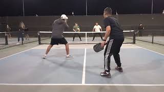 Eric Emanuel vs Leo Brandon 11724 Pickleball Game [upl. by Villiers703]