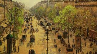 5 Hours Camille Pissarro Boulevard Montmartre Art Screensaver [upl. by Rockey]