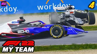 SEVERAL ACCIDENTS IN WILD WEEKEND  F1 22 My Team Career Part 4 [upl. by Mickey]