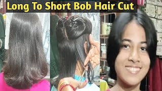 Long To Short Bob Hair Cut  Extreme Short  SwapnasLife28 [upl. by Sanjay992]