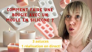 Comment faire une Bougie avec un moule en silicone [upl. by Sabu]