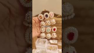 Zircon Jhumka earrings whatapp 923046003194 foryou jewellery jhumkadesigns earrings beautiful [upl. by Myra]