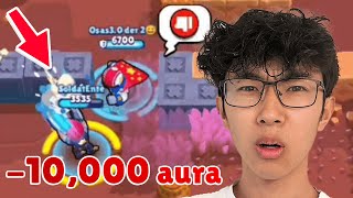 quotSend me Brawl Stars Clips with NEGATIVE AURAquot [upl. by Ahsilav]