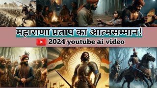 महाराणा प्रताप का आत्मसम्मानMaharana Pratap ai creat story2024 AI video in YouTube [upl. by Moises]