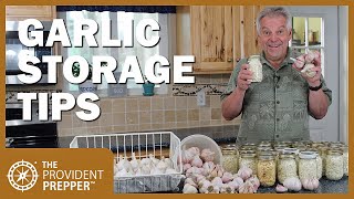 Tips on Growing Peeling and Preserving Garlic for LongTerm Storage [upl. by Gonroff]