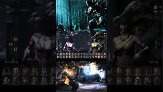 Mileena Vs Tania  MORTAL KOMBAT X  shorts mkx [upl. by Norvan]