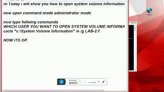 How to open system volume information folder on windows [upl. by Hugon]