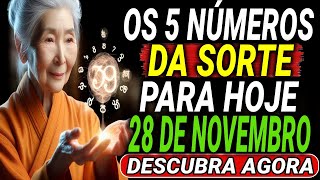 DESCUBRA os 5 NÚMEROS da SORTE que PODEM MUDAR sua VIDA em 18 de NOVEMBRO  SABEDORIA BUDISTA [upl. by Iives659]