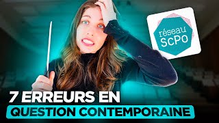 7 CRIMES en question contemporaine pour RATER le concours commun des 7 IEP [upl. by Etnod]