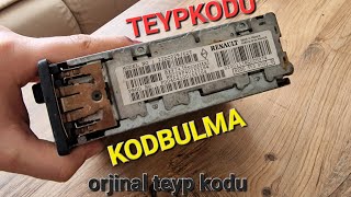 OTO TEYP KODU BULMA  UCRETSIZ EN KOLAY YOLU  TEYP CODE [upl. by Sucramd]