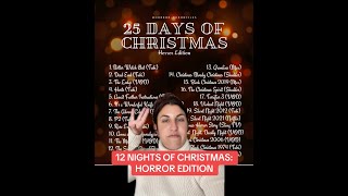 12 Nights of Christmas Horror Movies [upl. by Man]