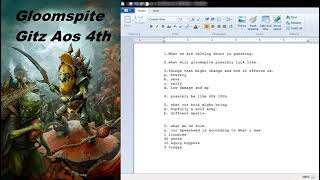 Predictions for AOS 4th edition Gloomspite Gitz [upl. by Marge]