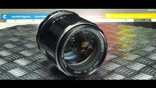 Asahi Super Multi Coated Takumar 28105 mm Pentax M42 [upl. by Ahsaek]