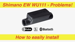 Problems Installing Shimano DI2 EW WU 111 Bluetooth Ant Module [upl. by Yleik]