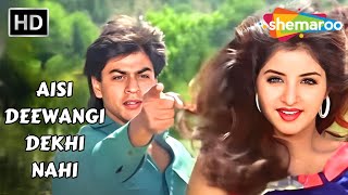 Aisi Deewangi Dekhi Nahi  Divya Bharti Shahrukh Khan Hit Songs  Alka Yagnik Songs  Deewana Songs [upl. by Macintyre275]