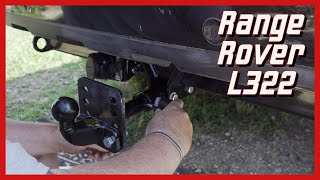 Fitting a detachable tow bar on a Range Rover L322 [upl. by Barcot]