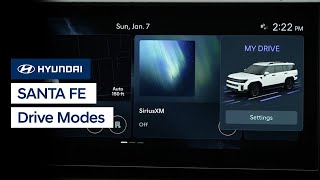 SANTA FE Drive Modes  Hyundai [upl. by Zeba]