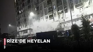 Rizede heyelan 1 ölü 4 yaralı [upl. by Kristie]