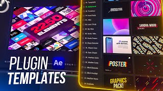 Le MEILLEUR Plugin After Effects TEMPLATES INCROYABLES [upl. by Kant760]