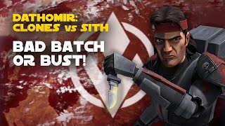 Dathomir Clones vs Sith Galactic Challenge  SWGOH GC X [upl. by Darby]