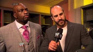 Cesaro interviewt Titus ONeil bei Raw – 2 Februar 2014 [upl. by Judus922]