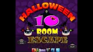 Halloween 10 Room Escape Walkthrough [upl. by Eiramanin977]