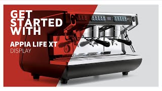 How to navigate Appia Life XT display  Nuova Simonelli [upl. by Beora]