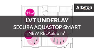 Secura Aquastop Smart underlay  New release  6m2 in the package [upl. by Akimrehs]