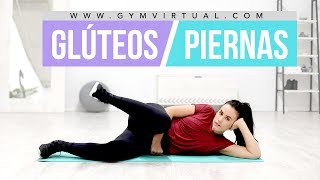 Rutina para trabajar glúteos y piernas  10 minutos GymVirtual [upl. by Aurelie]