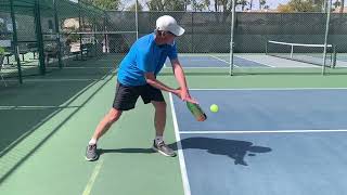 Pickleball rules for a Volley Serve [upl. by Elleinnod]