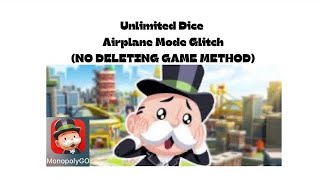 BEST MONOPOLY GO AIRPLANE MODE GLITCH GUIDE NEW 2024 [upl. by Maer]