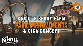 The FUTURE of KNOTTS Berry Farm  Blender Animation  Escape Designs [upl. by Aknaib599]