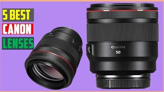 ✅Best Canon lenses In 2024  Top 6 Best Canon lenses Of 2024  Reviews [upl. by Siraval]