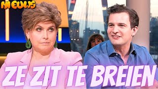 Rob Goossens op tv vals over Angela de Jong ‘Ze zit te breien’ [upl. by Vona]