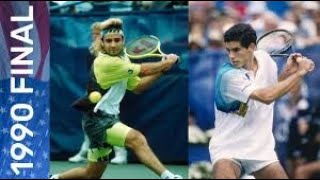 TENNIS 0007 Agassi vs Sampras Us Open Final 1990 [upl. by Corell]