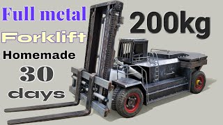 homemade forklift  in 30 days full video full metal  rc action homemade [upl. by Ettelegna]