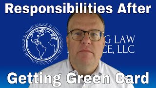 Responsibilities after Green Card [upl. by Bond]