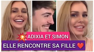 ADIXIA RENCONTRE POUR LA PREMIÈRE FOIS LA FILLE DE SON MARI SIMON ❤️ [upl. by Idnew]