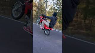 crf 110 nearly crashes 🤯 honda hondalife bikelife explore [upl. by Moll]