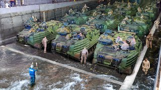 How the US is Launching Massive Number of AAVs in Middle of the Ocean [upl. by Ayotna121]