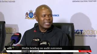 Maile gives updates on Gauteng municipalities audit outcomes [upl. by Gaven]