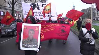 quotVon Lützerath bis Gaza Yallah Intifadaquot  LuxemburgLiebknechtDemo in Berlin am 15012023 [upl. by Bohner393]