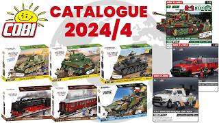 📖NEW Complete COBI catalogue 20244  Tanks planes cars cobi bricks [upl. by Nahsaj]